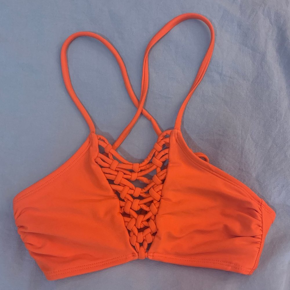 Orange Swim Suit Top